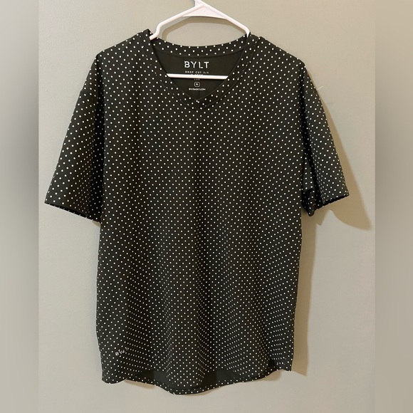 BYLT drop cut short sleeve vneck lux mens top size extra large - Picture 1 of 6